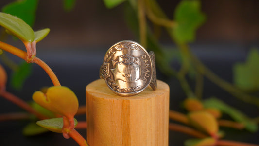 Bague recyclée #17 (taille: 7.5)