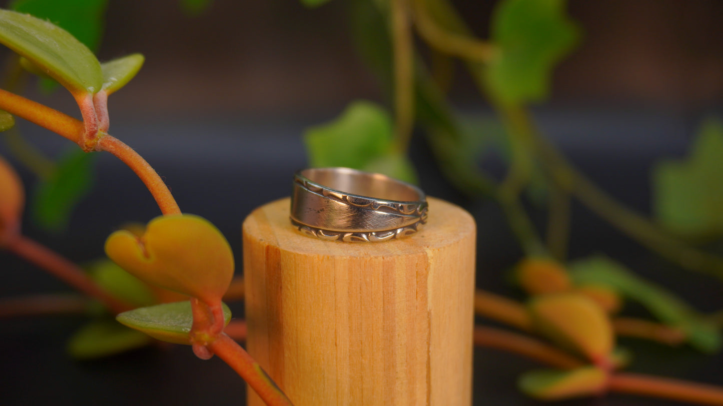 Bague recyclée #21 (taille: 7.5)