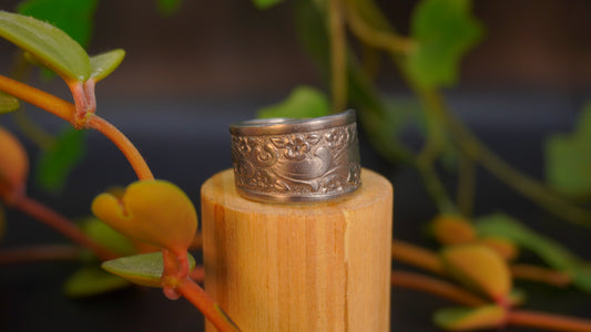 Bague recyclée #22 (taille: 8.5)