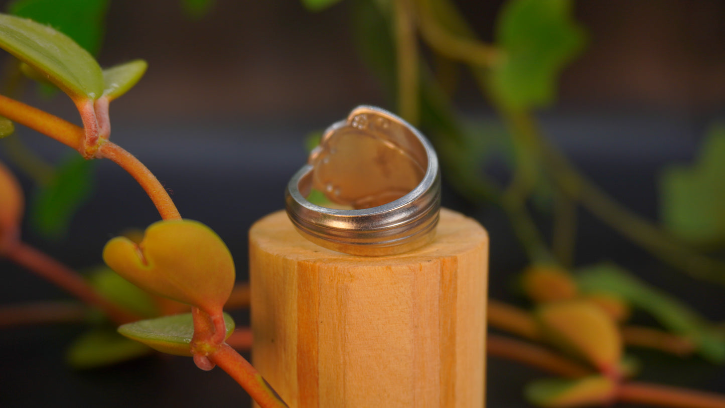 Bague recyclée #30 (taille: 7.5)