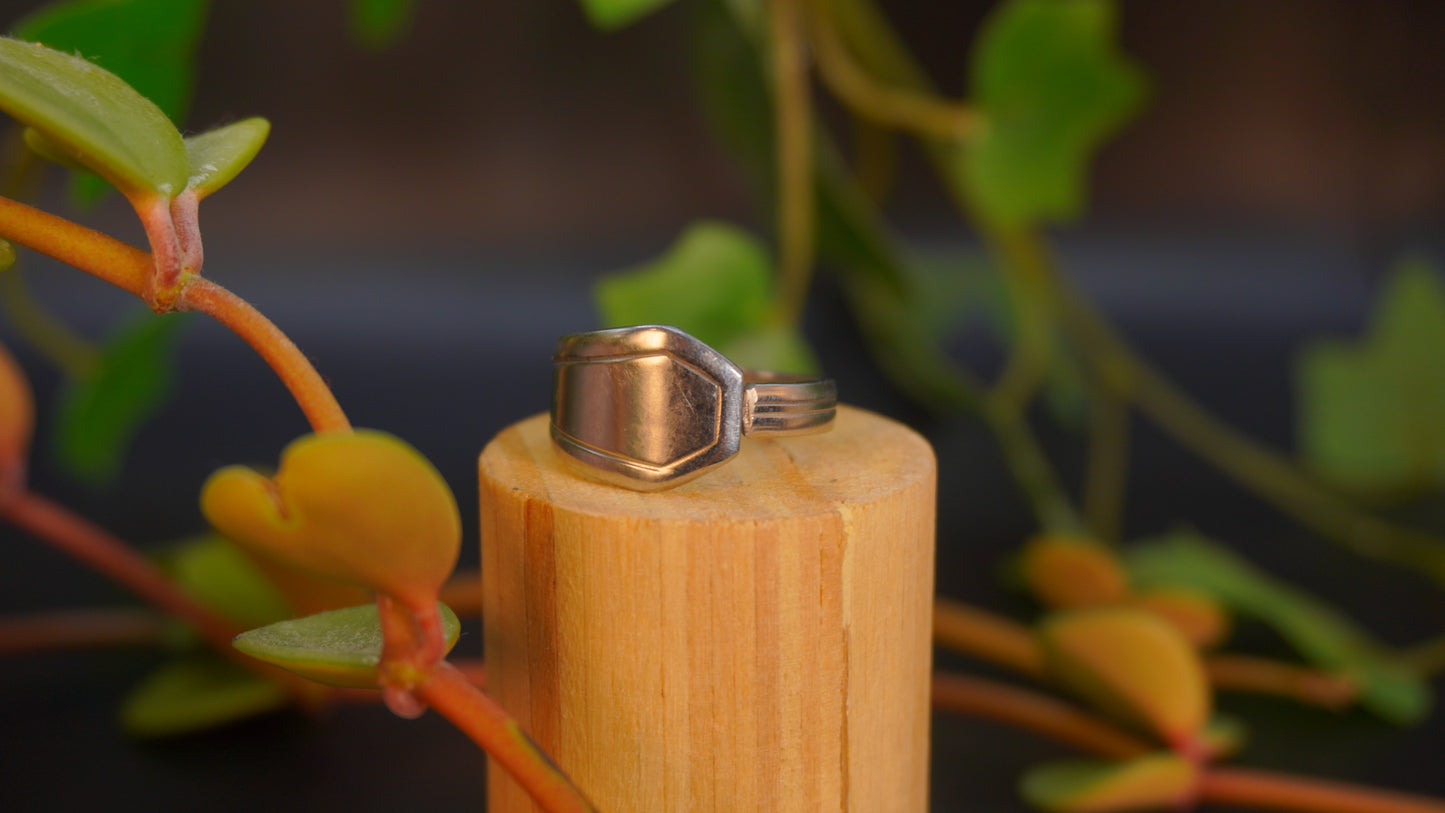 Bague recyclée #13 (taille: 7.5)