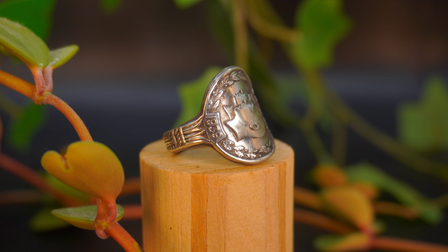 Bague recyclée #17 (taille: 7.5)