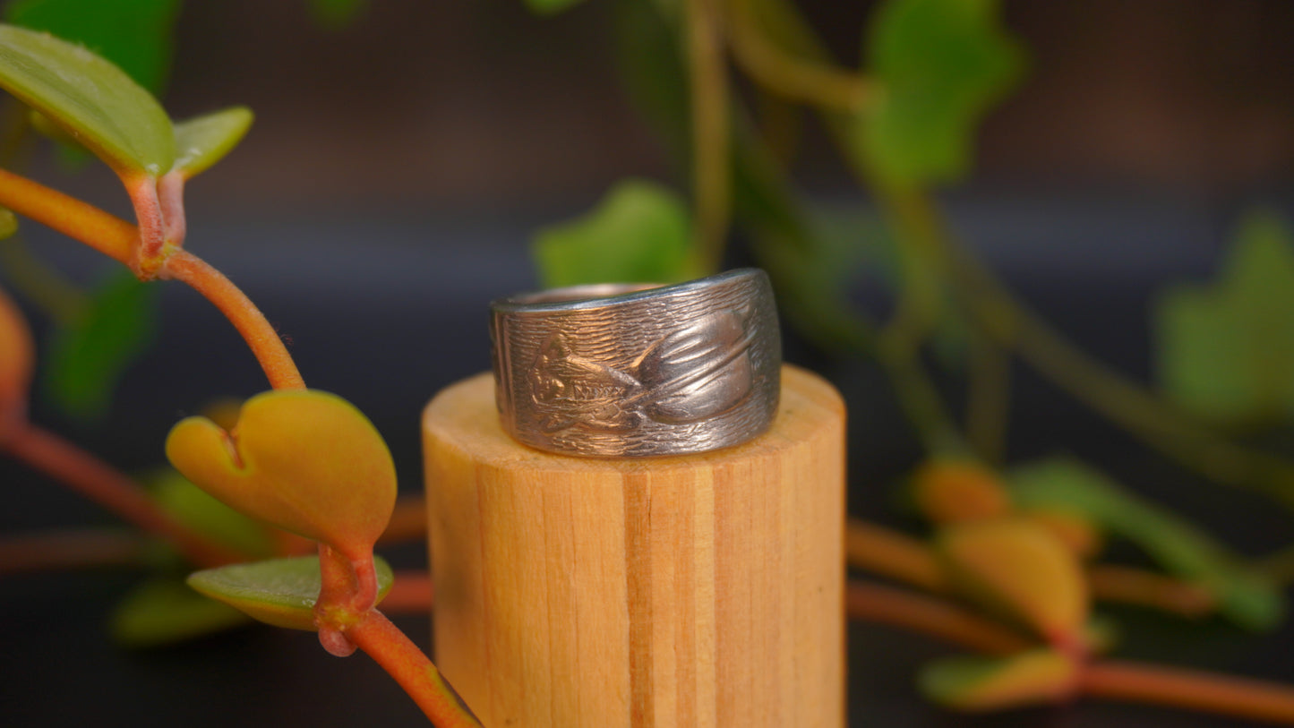 Bague recyclée #33 (taille: 7.5)