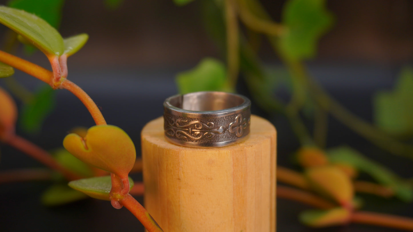 Bague recyclée #35 (taille: 7)