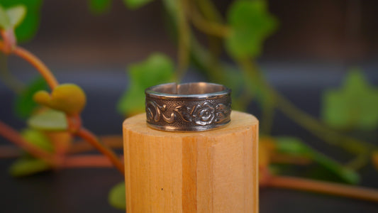 Bague recyclée #51 (taille: 7.5)