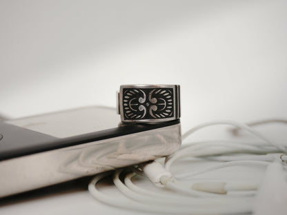 Bague recyclée (taille: 8)