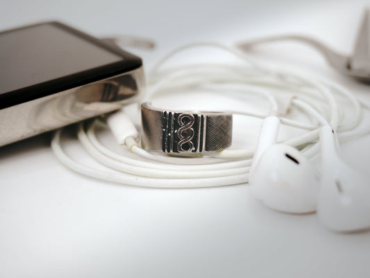 Bague recyclée (taille: 9)