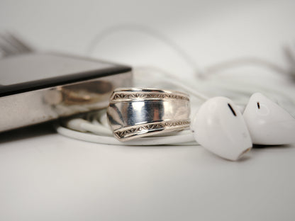 Bague recyclée (taille: 10.5)