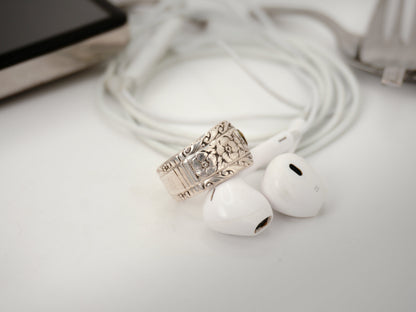 Bague recyclée (taille: 9)