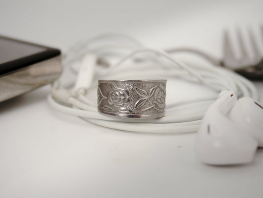 Bague recyclée (taille: 8.5)