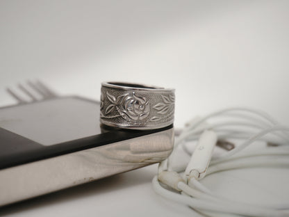 Bague recyclée (taille: 8.5)