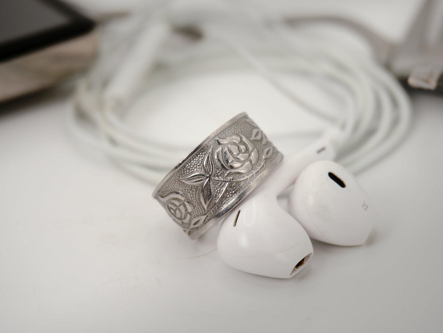 Bague recyclée (taille: 8.5)