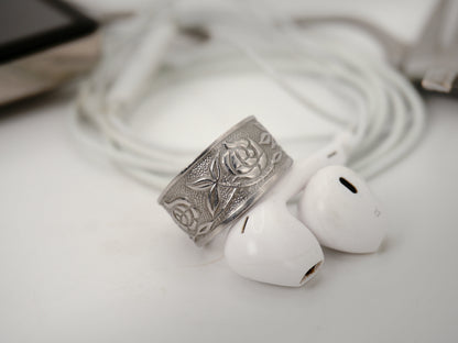 Bague recyclée (taille: 8.5)