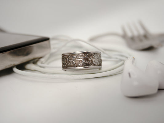 Bague recyclée (taille: 9)