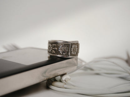 Bague recyclée (taille: 9)