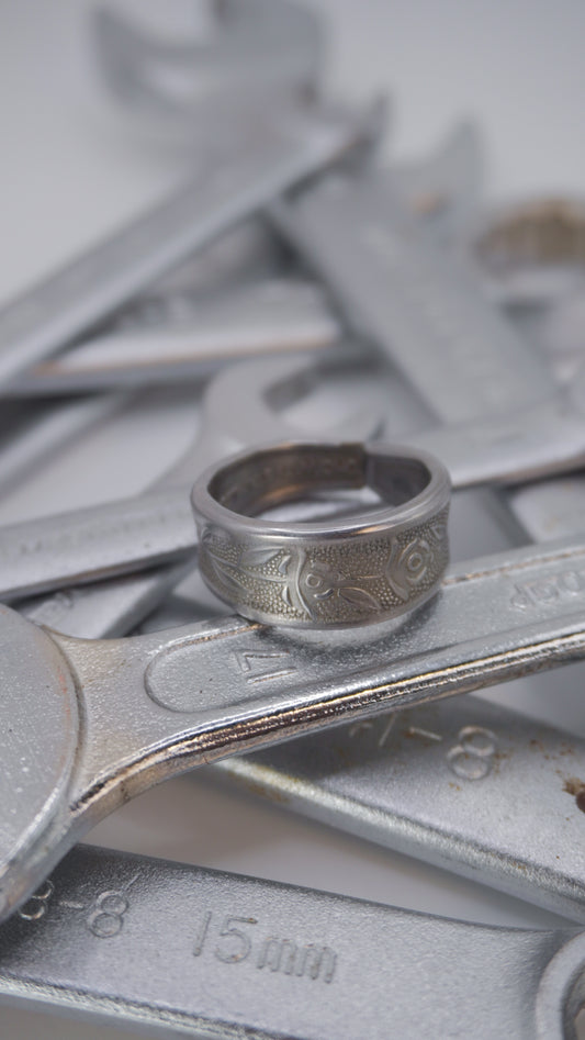 Bague recyclée #1 (taille: 10.5)